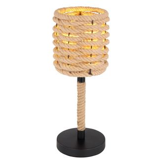 Globo Lighting L&aacute;mpara De Mesa - Halia - Natural - Metal - &Oslash; 17cm - E27