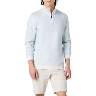 Bugatchi Quarter Zip Pullover in Chalk at Nordstrom Rack, Size Xx-Large