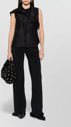 Rick Owens silk wide-leg trousers