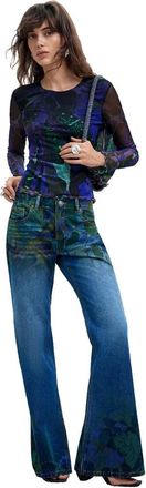 Desigual jeans a zampa m. c. lacroix blu