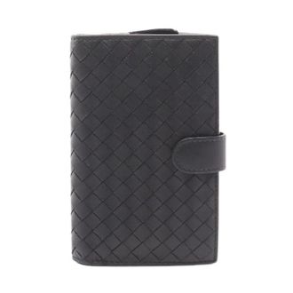 Bottega Veneta Pre-owned Wallets, female, Black, Size: ONE SIZE Pre-owned Intrecciato Leather Wallet