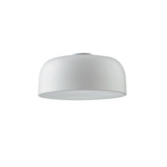 Netlighting BISTROT Cylindrical Semi Flush Ceiling Light White 38x19.5cm | Size: 38x19.5 cm