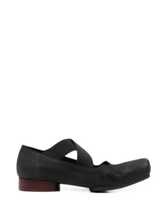 Uma Wang leren ballerinas