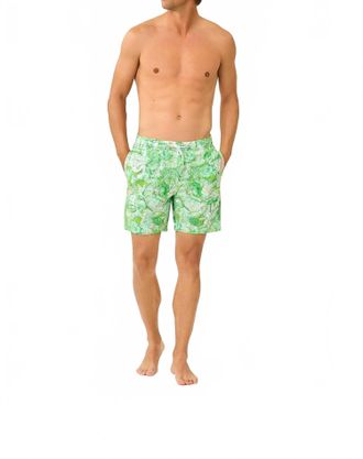 Lilly Pulitzer Mens Stuff Del Lago Swim Trunk In Resort White Ship To Shore
