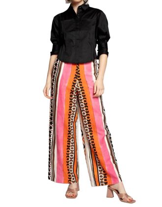 Eva Franco Cypress Pant In Tulum Stripe