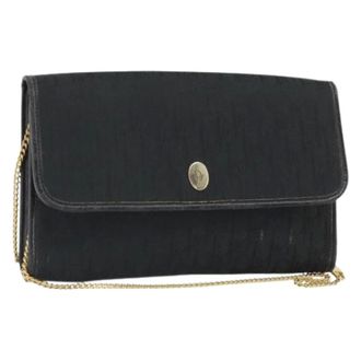 Dior Borsa a spalla Pre-owned Vintage Trotter in tela - - Pre-owned - Donna - Nero - ONE SIZE