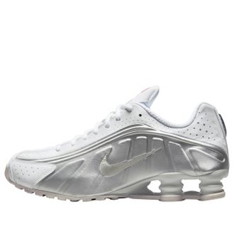 Nike Shox R4 White Bright Crimson Metallic Silver HQ1988-101