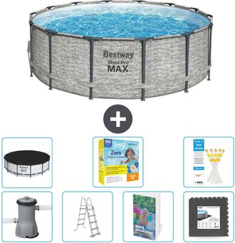 Bestway Piscina Bestway Steel Pro Max Redonda - 427x122 Cm - 8-piezas S607