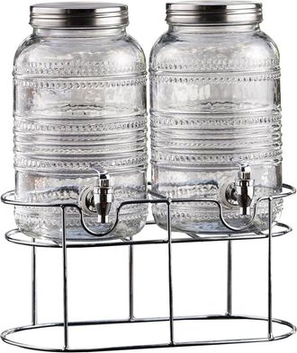 Style Setter Liam Double Beaded Dispensers With Stand