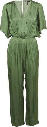 Maje Tuta intera con vita elasticizzata - Verde