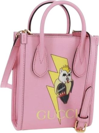 Gucci Pre-owned Mini Bags, female, Pink, Size: ONE SIZE Pre-owned Vintage Mini Hand Bag