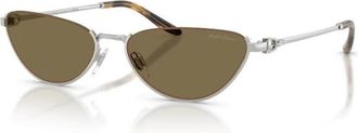 Ralph Lauren Rl 7095 Zonnebril - Dames - Zonnebrillen - Grijs - 57 MM - Accessoires