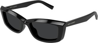 Saint Laurent Zwarte Cat-Eye Zonnebril SL 658 - Dames - Zonnebrillen - Zwart - 54 MM - Accessoires