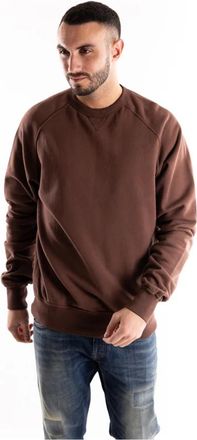 In The Box Basic katoenen sweatshirt - Heren - Sweatshirts - Bruin - XL - Katoen - Hoodies & sweatvesten
