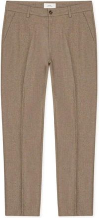 Les Deux Pantaloni Eleganti in Lana - - Trousers - Uomo - Marrone - W29 L32