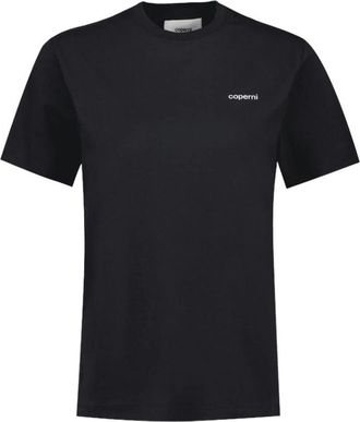 Coperni Logo Boxy T-Shirt - Heren - T-shirts - Zwart - S - Katoen - Tops