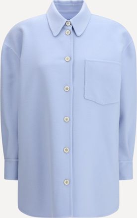 Fabiana Filippi Camicia lunga in double di lana Woman 42