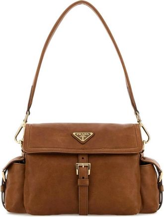 Prada Camel Nappa Leather Prada Explore Shoulder Bag