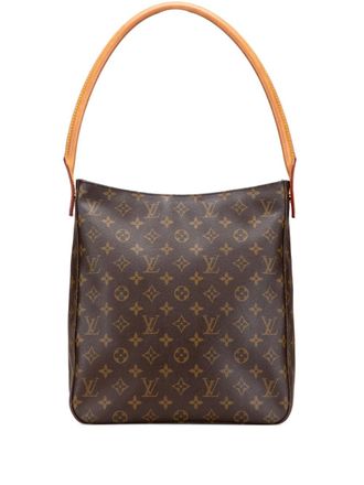 Louis Vuitton 1999 Monogram Looping GM shoulder bag - women - Leather/Fabric - One Size - Brown