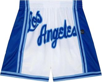 Mitchell & Ness Shorts NBA Lakers Fashion - Bianco