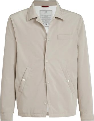 Brunello Cucinelli Gewatteerd jack - Beige