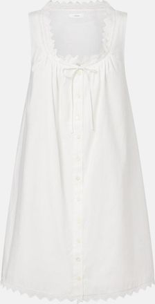 Frame Denim Abito chemisier in cotone smerlato