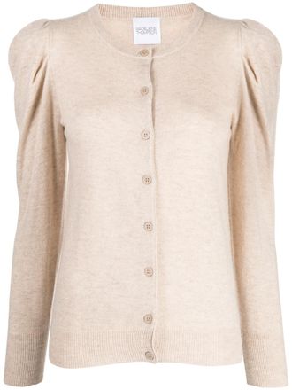 Madeleine Thompson Vest met ruche - Beige