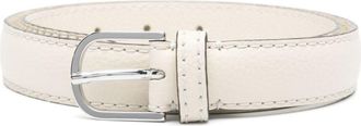 Toteme Slim leather belt - women - Leather - 70 - Neutrals