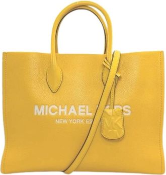 Michael Kors Pre-owned Tote Bags, female, Yellow, Size: ONE SIZE Pre-owned Tote Bag