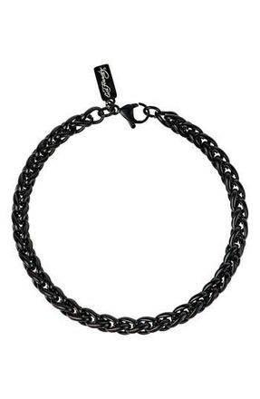 Ed Hardy Mens Twist Chain Bracelet in Black at Nordstrom Rack