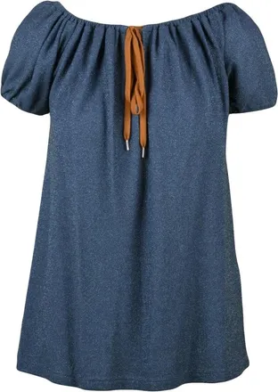 Vivienne Westwood Overhemden, Dames, Blauw, S, Polyester, Gipsi Top Lam&egrave;