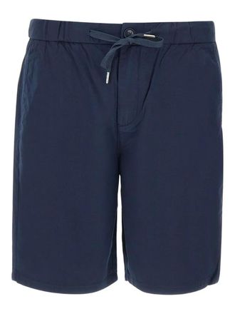 Sun 68 drawstring shorts - men - Lyocell/Cotton - S - Blue