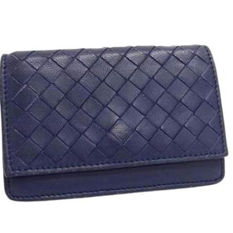 Bottega Veneta Vintage Wallets, unisex, Blue, ONE SIZE, Pre-owned Fabric Wallet