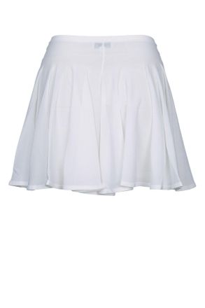 Alaia Womens Skater Skirt Blanc Gonne