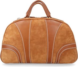 Dries Van Noten Suede Duffle Bag