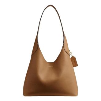 Coach (WMNS) COACH Brooklyn Shoulder Bag 28 Brass Honey Brown CU068-B4T7J