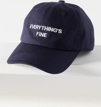 Intentionally blank Everythings Fine Baseball Cap