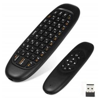 Trade Shop Trade Shop - Control Remoto Inal&aacute;mbrico Recargable Teclado Remoto Del Teclado Rgb Q-a09 Caja De Tv Inteligente