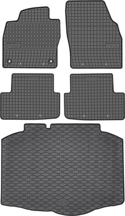 OEM Juego De Alfombrillas De Goma Para Coche Y Maletero Para Seat Ibiza Vi Hatchback A Partir De Junio De 2017