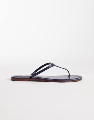 Polo Ralph Lauren Polo Ralph - Sandali bassi blu con fascette sottili