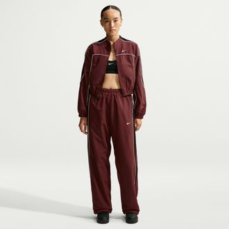 Nike Womens Nike Sportswear Loose High-Rise Track Pants in Purple | IM8487-658