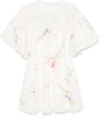 Zimmermann Lucky Linen Mini Dress
