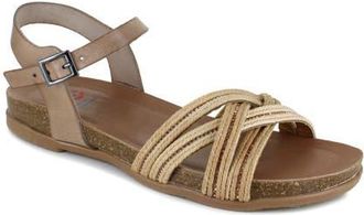 National Comfort Porto Sandal in Taupe Leather at Nordstrom, Size 11Us