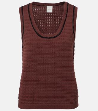 Varley Top Gideon in cotone pointelle