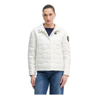 Blauer Jassen, Dames, Wit, M, Nylon, Donsjassen