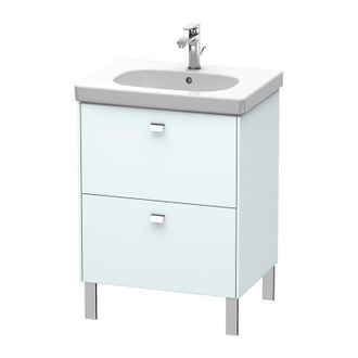 Duravit Duravit Brioso Mueble De Aseo De Pie 62,0 X 46,9 Cm, 2 Extra&iacute;bles, Para Lavabo D-c&oacute;digo 034265, Color (frente/cuerpo): Decoraci&oacute;n Azul Claro Mate, Man