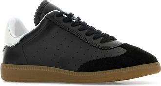 Isabel Marant Womens Black Leather Bryce Sneakers