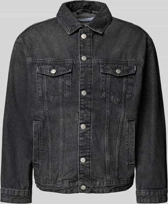 Review Jeansjacke mit Leistentaschen in Black, Gr&ouml;&szlig;e XS