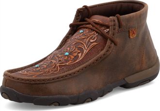 Twisted X Boots Womens Driving Moccasins In Brown