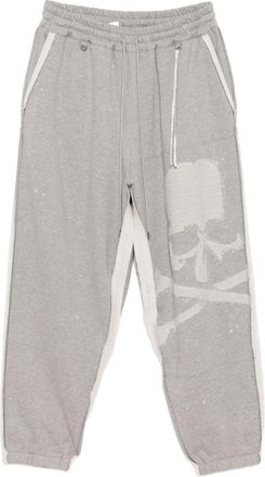 MASTERMIND WORLD logo-embroidered track trousers - Grey